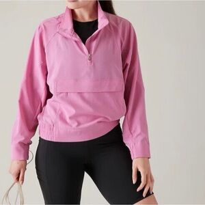 Athleta Size Small Pink Boundless Popover